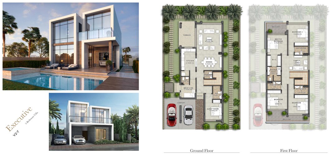 5 Bedrooms floor plan