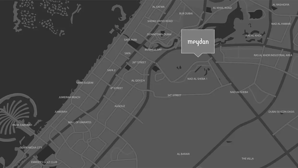 The Polo Residence location map