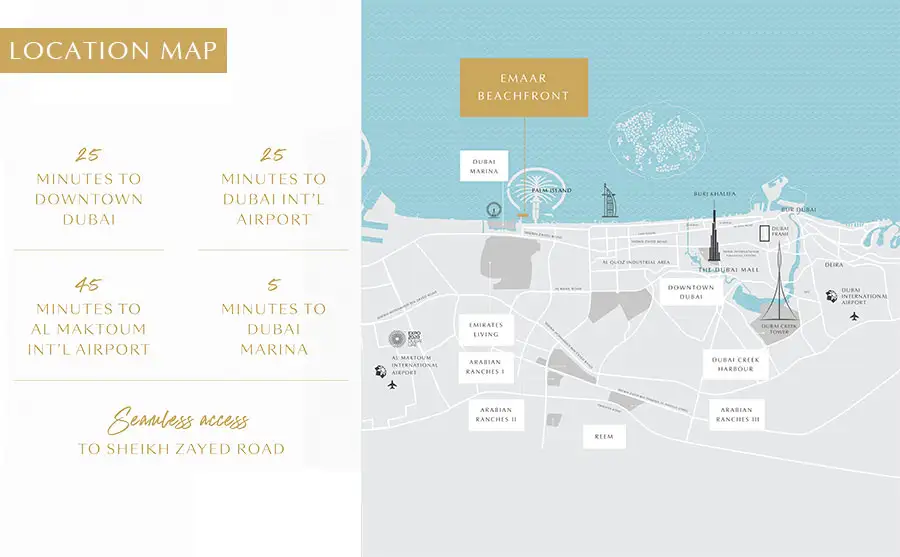 Grand Bleu Tower 2 location map