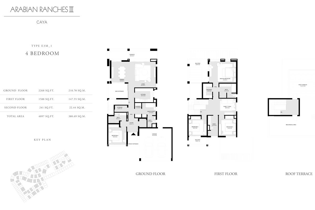 4 Bedroom floor plan