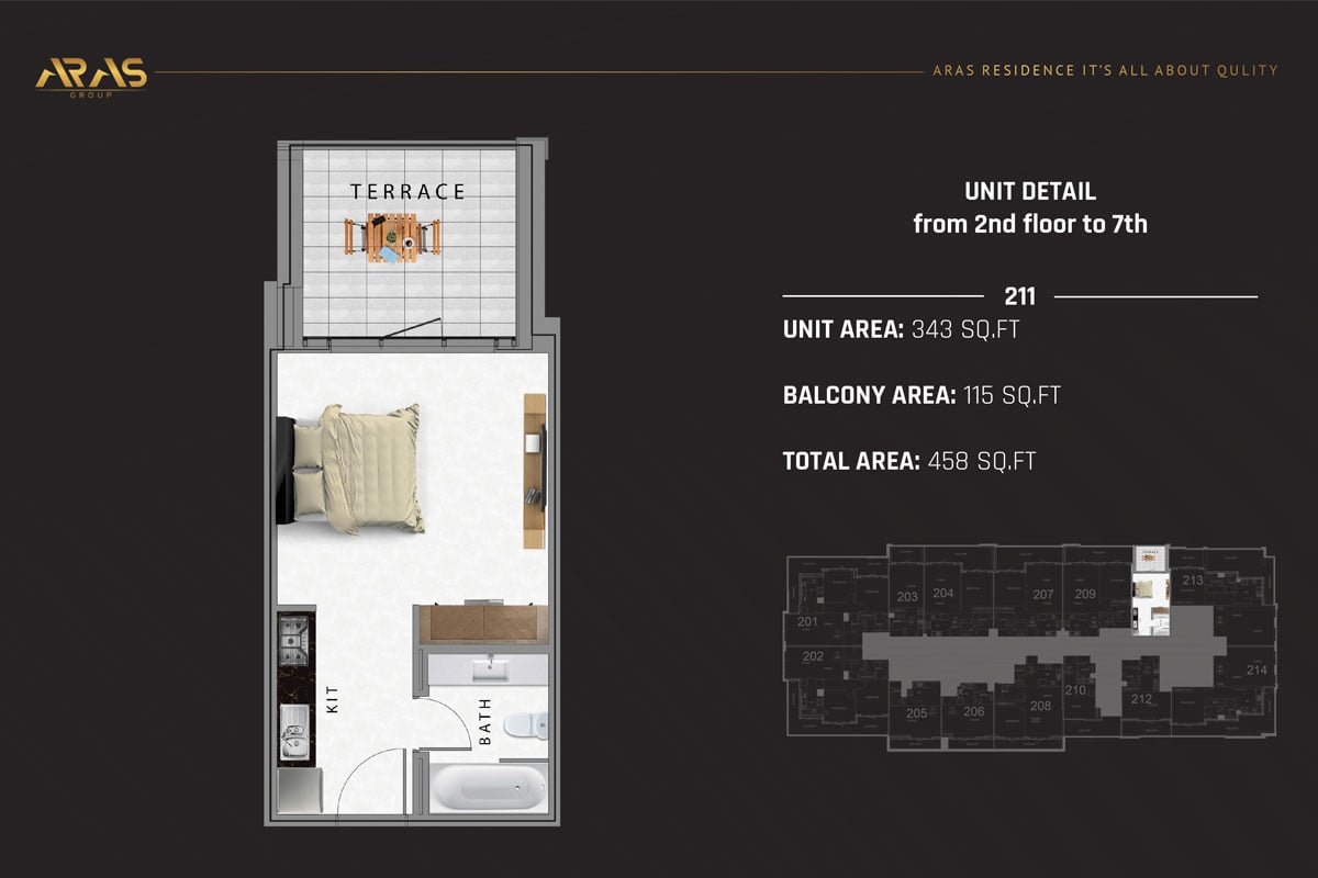 Studio floor plan