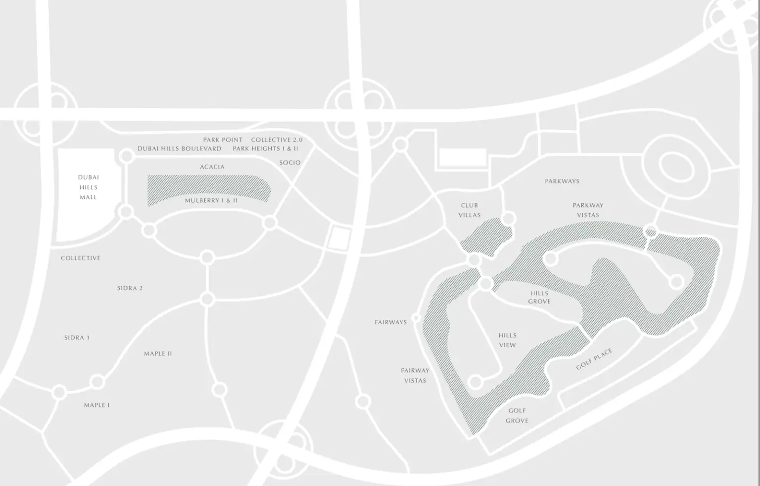 Palm Hills Villas location map