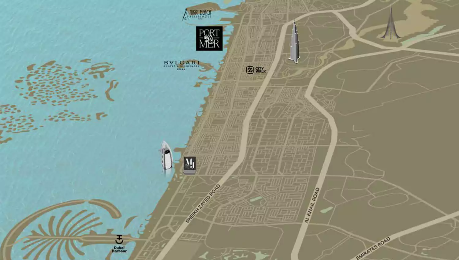 La Sirene Port De La Mer location map