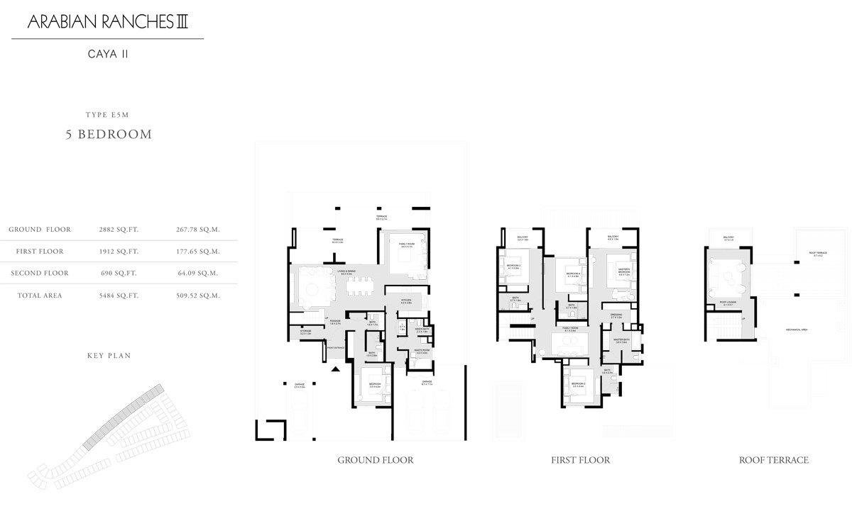 5 Bedroom floor plan