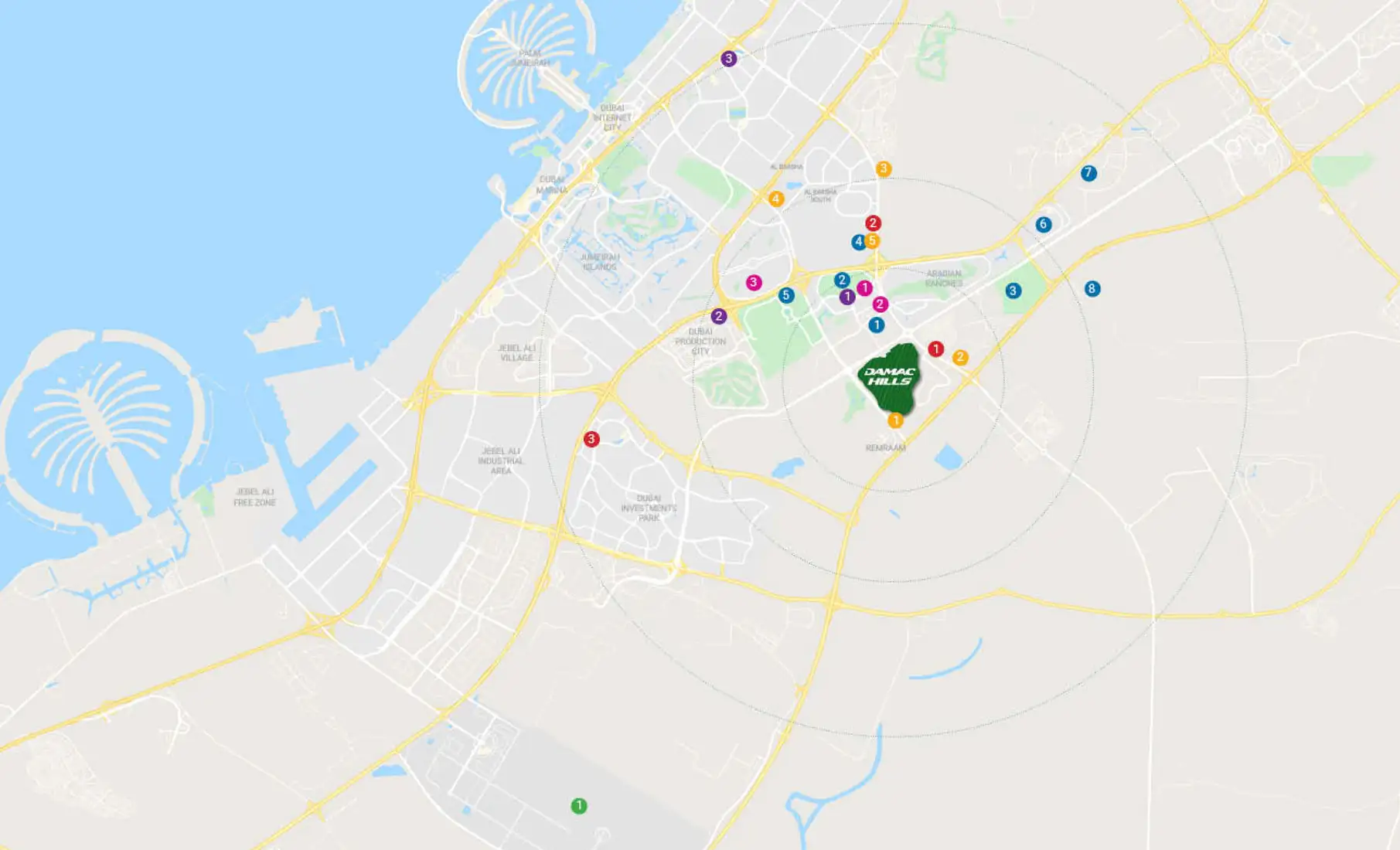 Belair Phase 2 location map