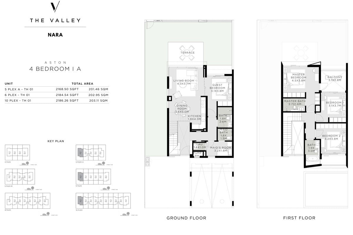 4 Bedroom floor plan