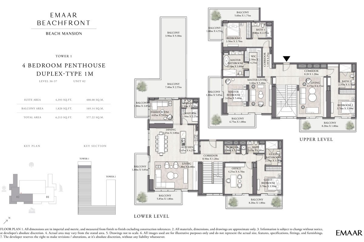 4 Bedrooms floor plan