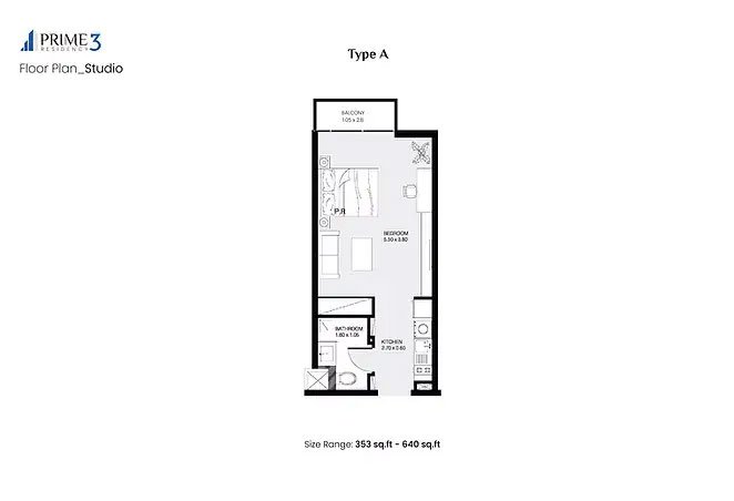 Studio floor plan