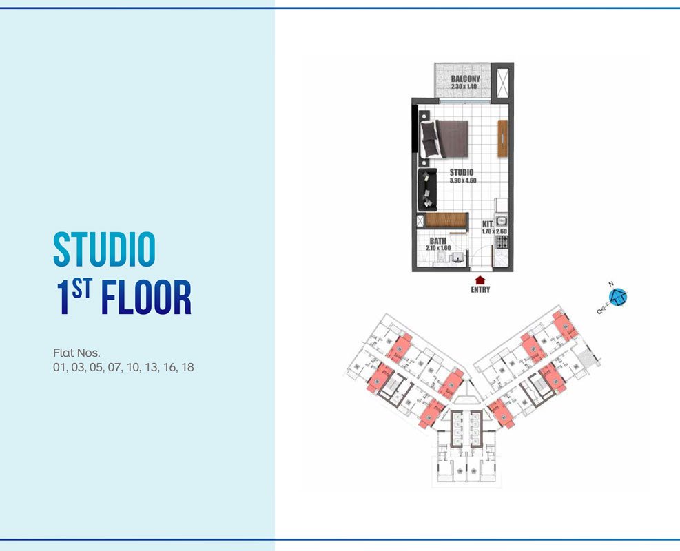 Studio floor plan