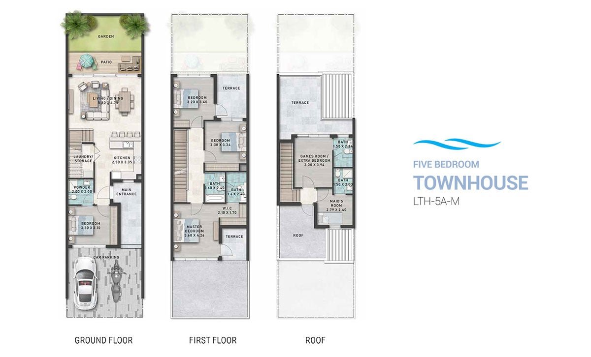 5 Bedroom floor plan