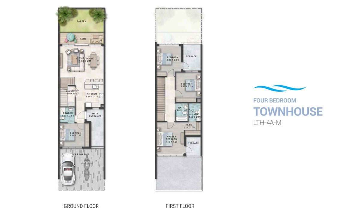 4 Bedroom floor plan