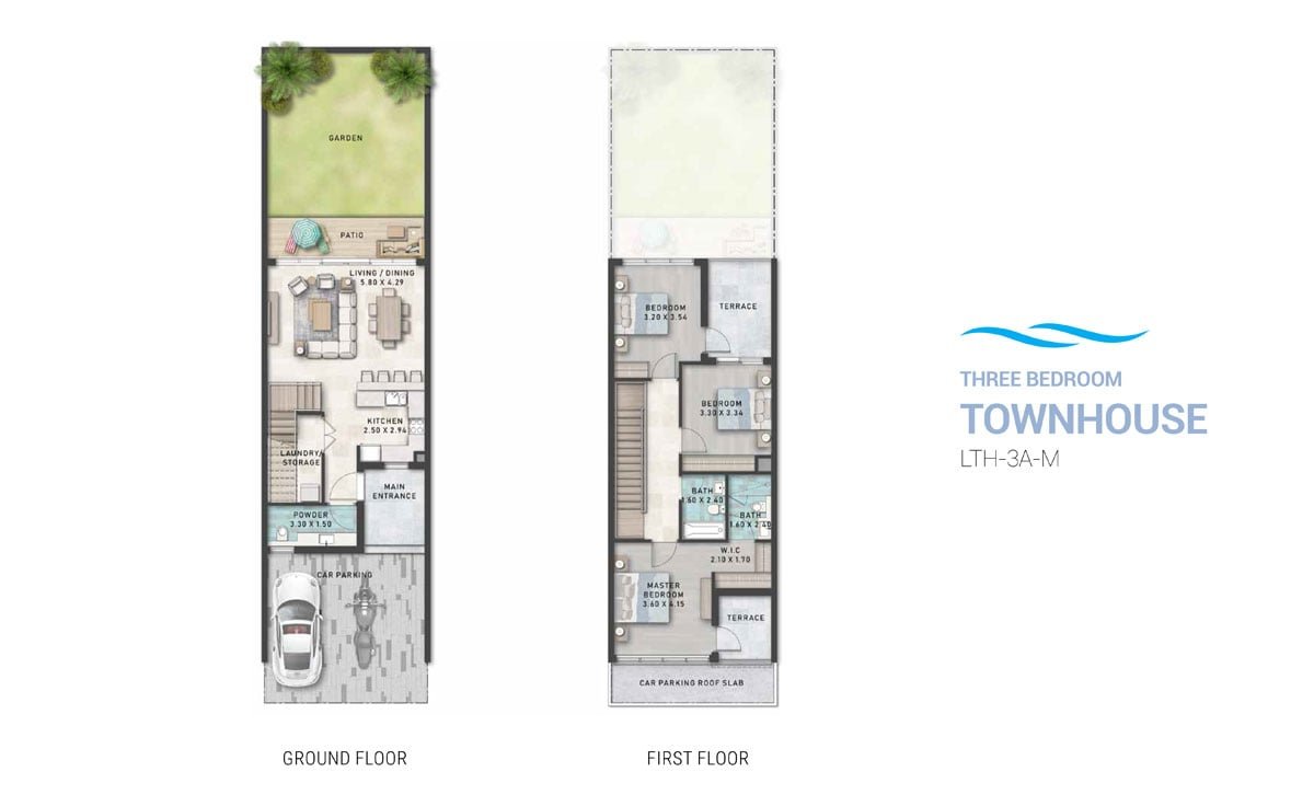 Lagoons Townhouses floor plan