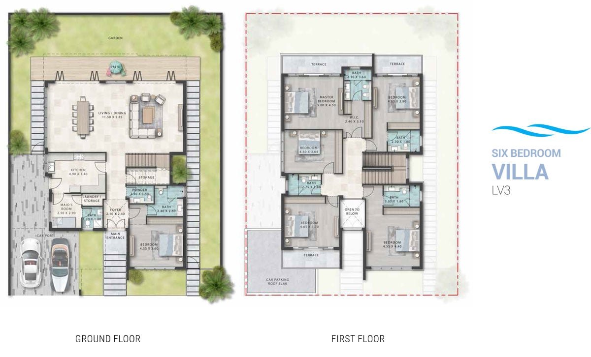 Lagoons Villas floor plan