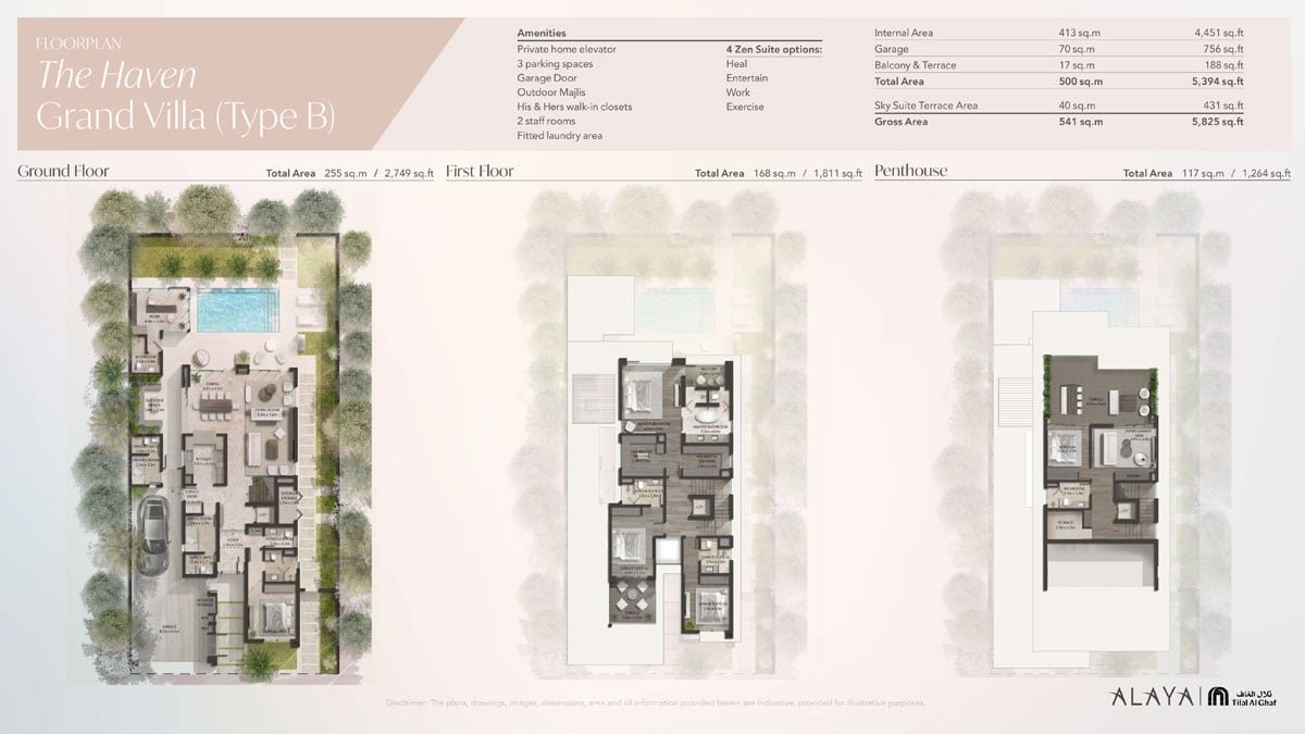 5 Bedroom floor plan