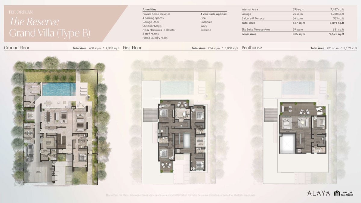 6 Bedroom floor plan
