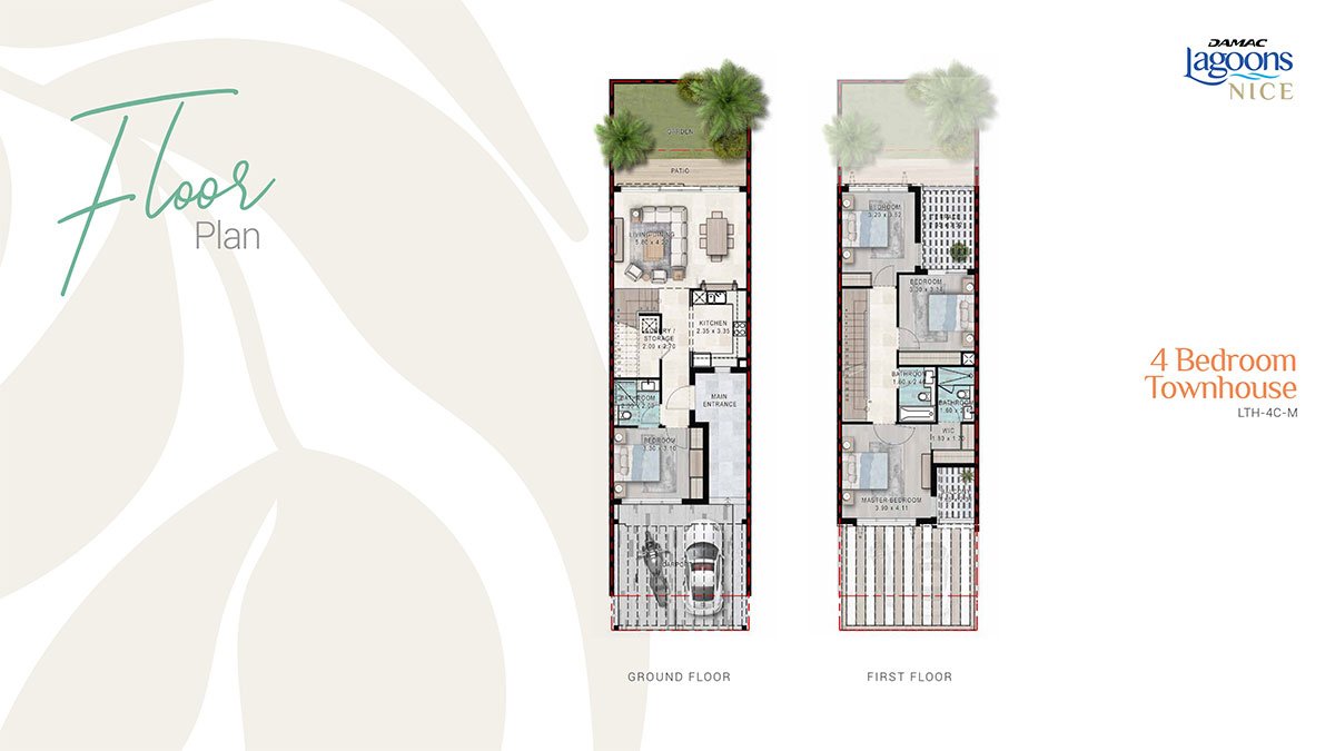 4 Bedroom floor plan