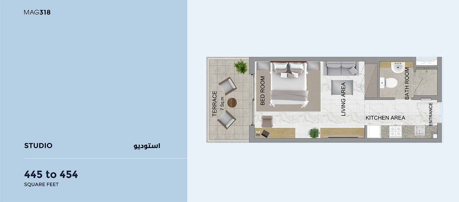 Studio floor plan