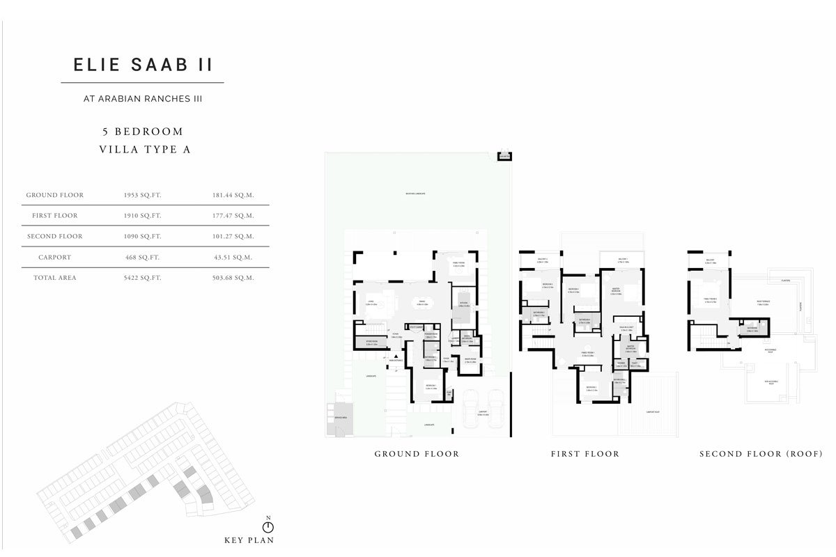5 Bedroom floor plan