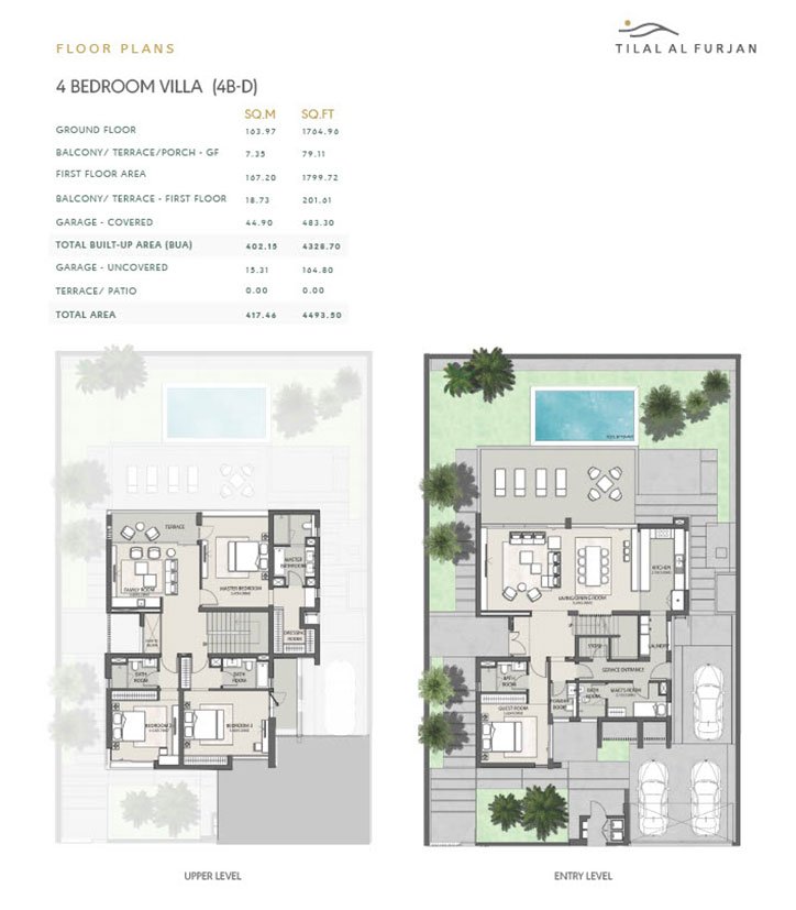 4 Bedroom floor plan