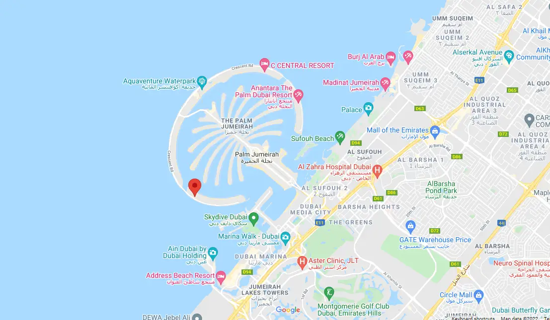 Six Senses location map