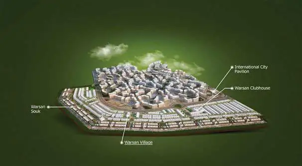 Warsan Village Dubai location map